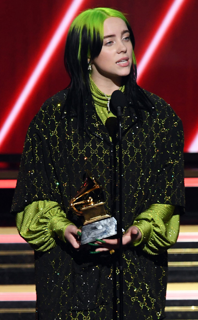 Billie Eilish, 2020 Grammys, Grammy Awards, Winner